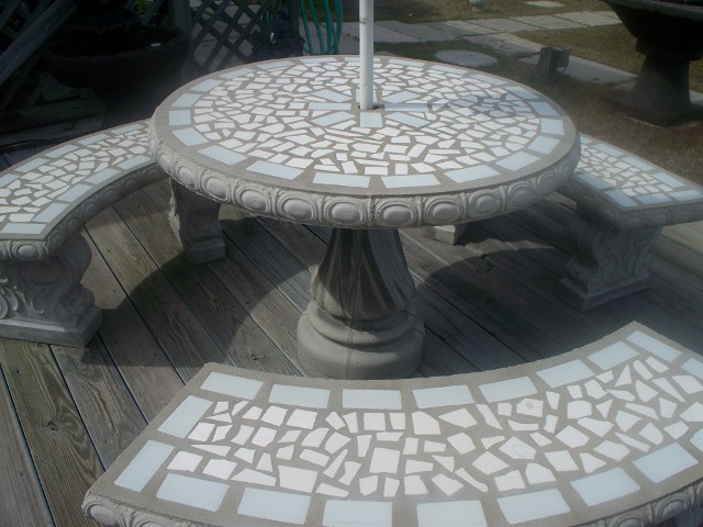 Concrete Table Set